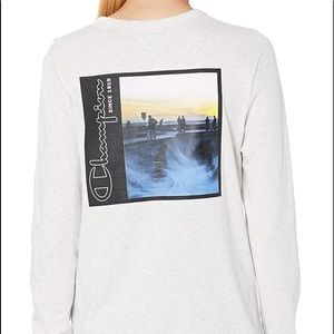 SOLD SOLD SOLD Champion long sleeve t-shirt graphic print/back